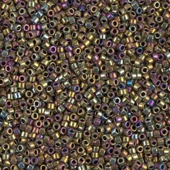 No: 32 Miyuki Delica 11/00 DB0029 | Metalik Bronz , Mor Janjanlı 3 gram