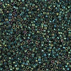 No: 74 Miyuki Delica 11/00 DB0027 | Metalik Koyu Yeşil Janjanlı 3 Gram