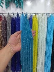 Opak Kot Mavi Kristaller, 3 mm