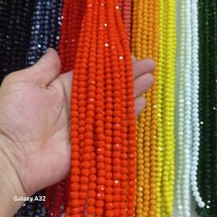 8 mm Koyu Turuncu Kristaller