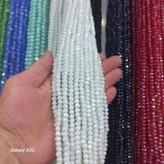 6 mm Janjanlı Beyaz Kristaller