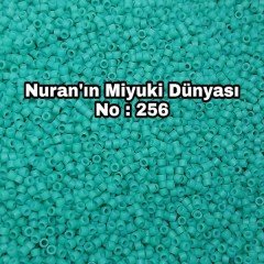 No: 256 Miyuki Delica 11/00 DB793 | Mat Turkuaz 3 gram